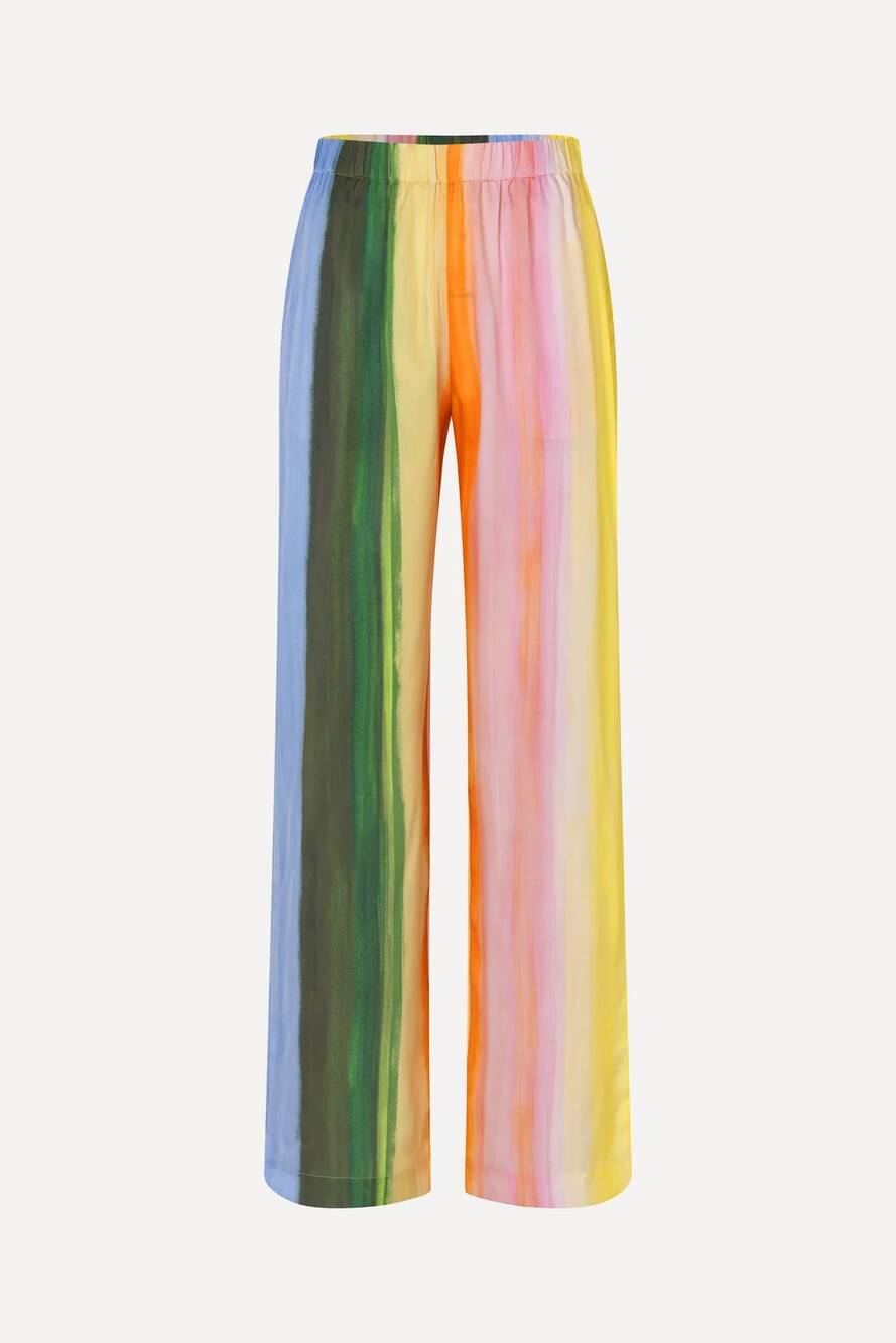 NEW STINE GOYA women's elasticated long pants in pastel hue